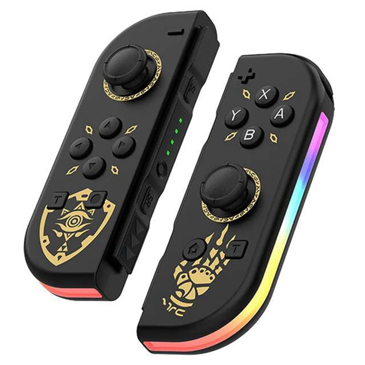 A98T2PCS Joypad Controller (L/R) for Switch, Wireless Joypad Replacement for Switch Controller Dual Vibration/RGB Light-B