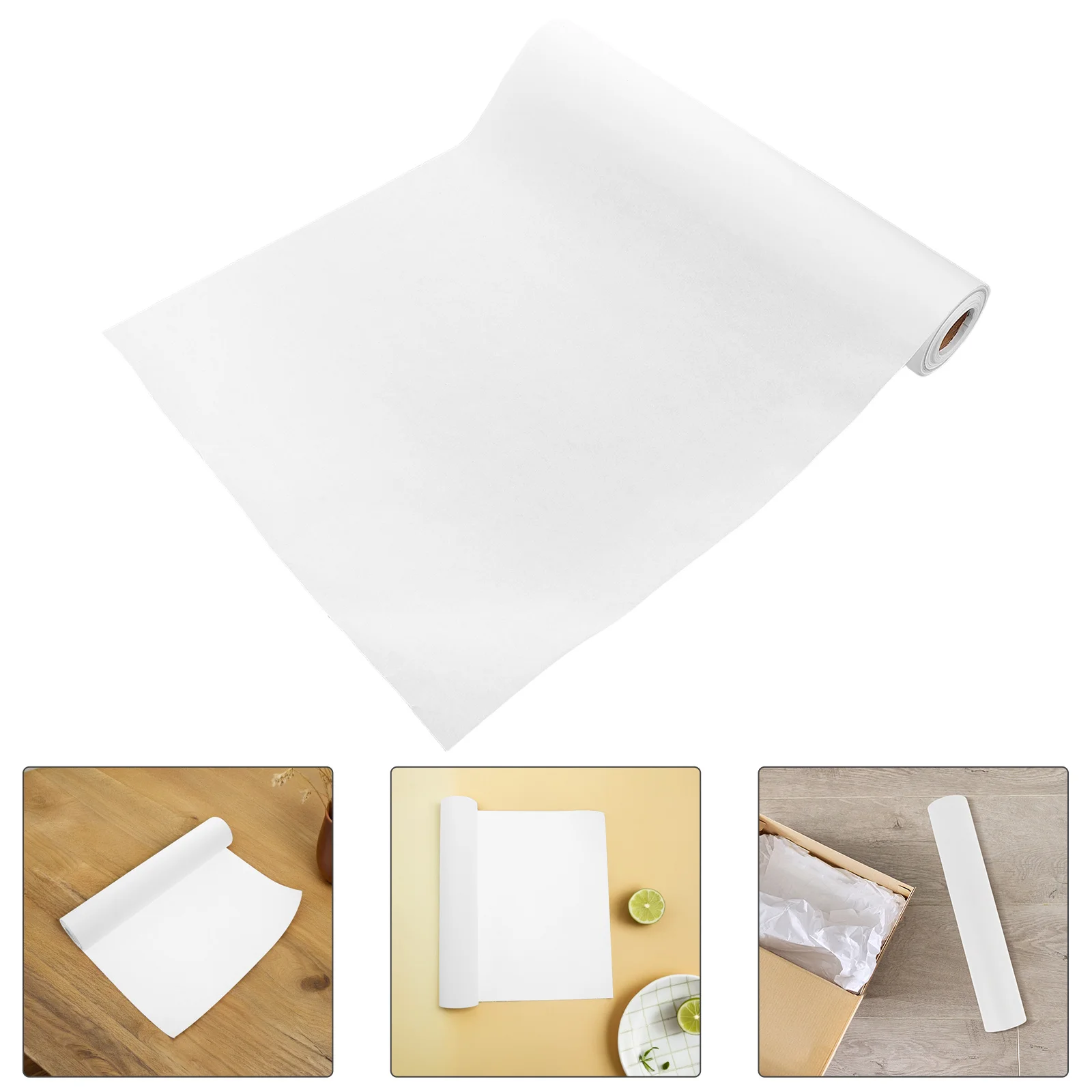 

50M X 30Cm White Tissue Paper for Packaging Waterproof Clothing Interleaving Sheets Jewelry Shoe Wrap Storage Safe Eco Friendly