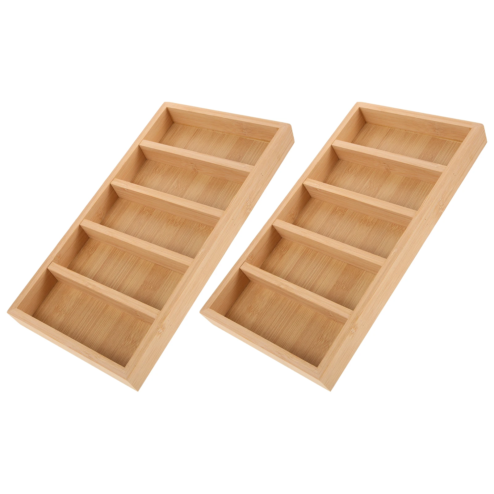 

2pcs Glasses Organizer Tray Eyewear Display Case with 5 Compartments for Sunglasses Storage Lightweight Durable Perfect Store