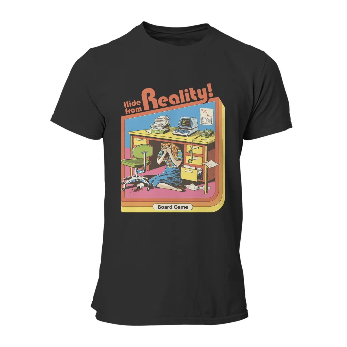 Hide From Reality Classic Special TShirt Project Zomboid Game Casual T Shirt Summer Stuff For Adult