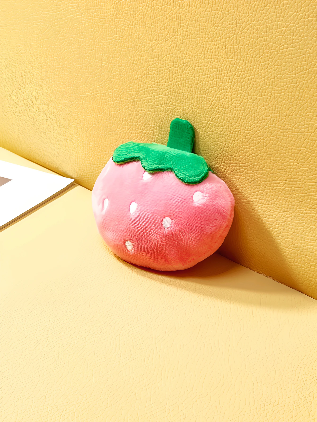 1 plush strawberry pet vocal toy with 2 colors