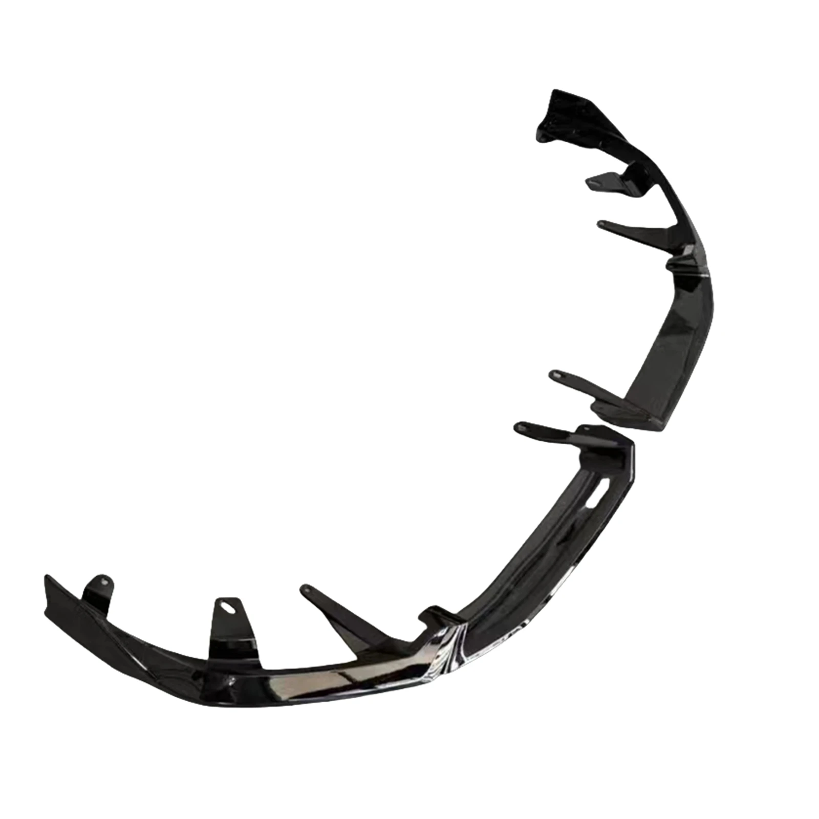 For BMW 5 Series I5 G60 2024-2026 M Sport Front Bumper Spoiler Lip Gloss Black Lower Diffuser Air Dam Guard Protector Splitter