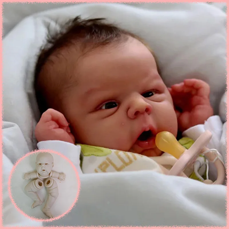 Nieuwe Limited Edition 24Inch Gounchi Reborn Doll Kit Hoge Kwaliteit Onvoltooide DIY Lege Pop Onderdelen Met Doek Lichaam en Ogen