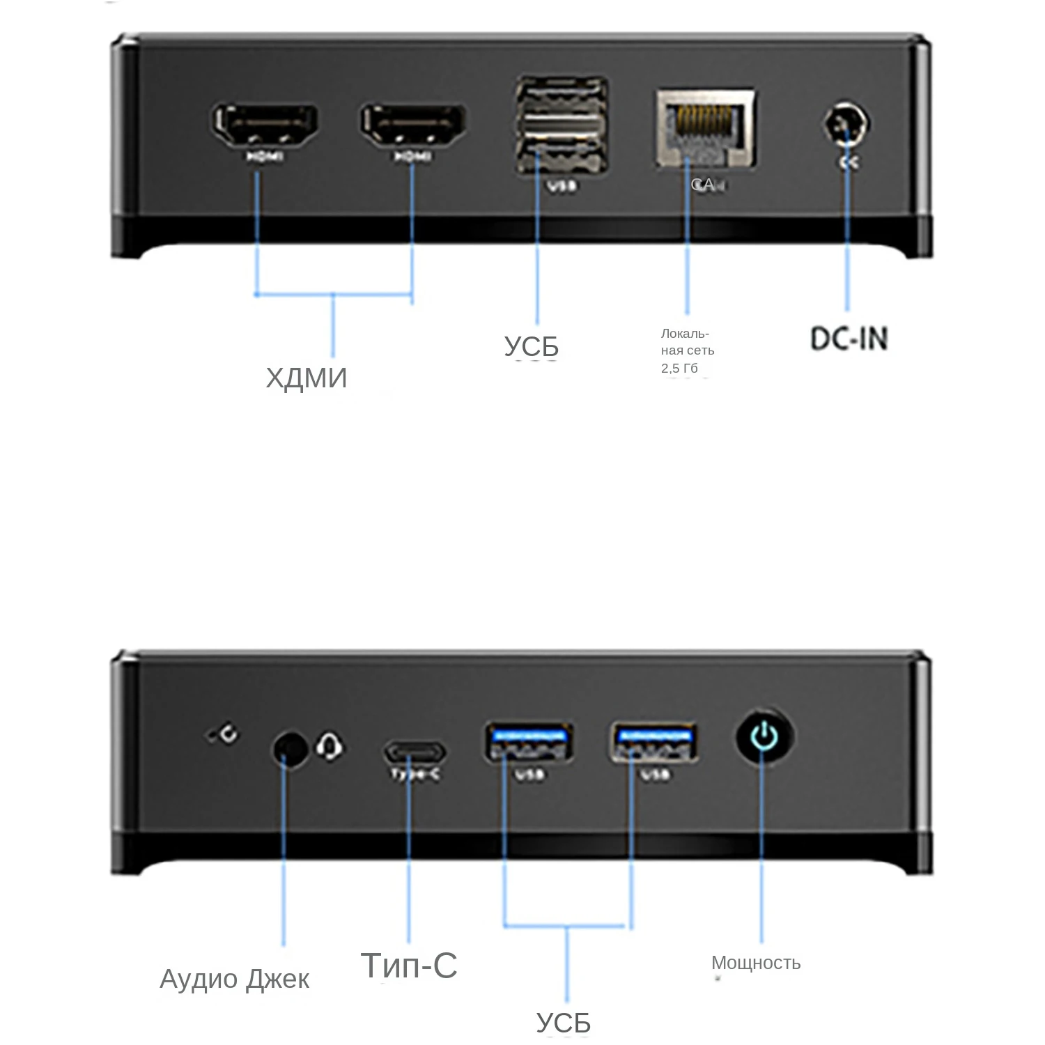 AKPAD LB1 Mini-pc Intel Alder Lake N95 N100 8GB/16GB 256GB 1TB 2TB Windows 11 Pro Gamingcomputer, 4K 60Hz 2 HDMI Win 11 Minipc