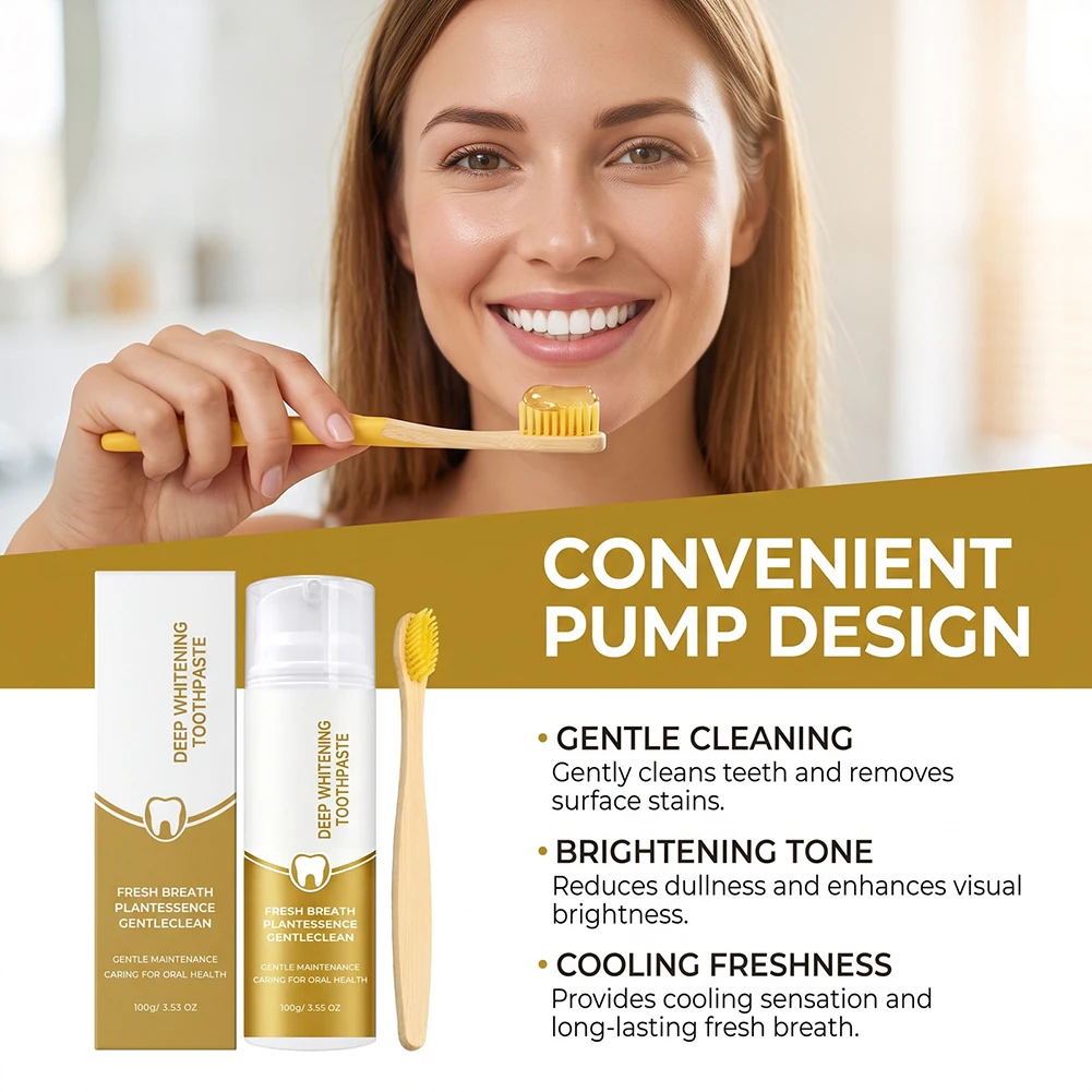 Teeth Whitening Toothpaste - Отбеливание зубов, зубная паста, интенсивное удаление