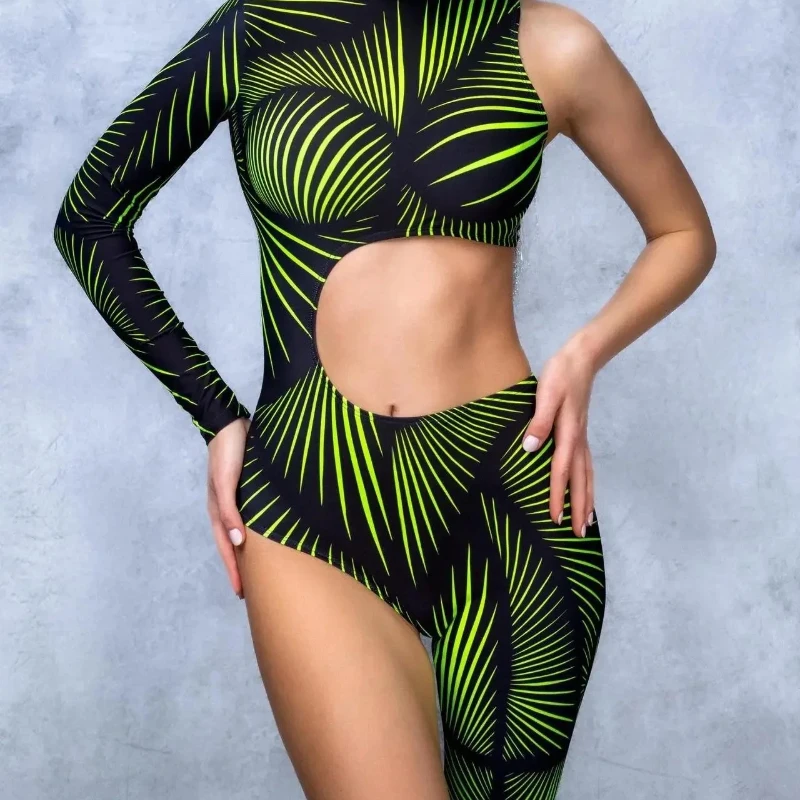 هالوين ضيق الرقمية 3D طباعة الكبار النساء بذلة قطعة واحدة ملابس السباحة فيلم التلفزيون أداء زي تأثيري ارتداءها #5