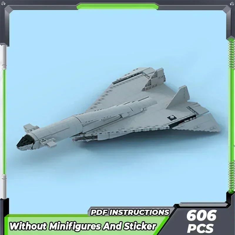

Moc Building Bricks Военная модель истребителя XB-70 Valkyrie Bomber Technology Модульные блоки Подарочные рождественские игрушки Наборы для самостоятельной сборки