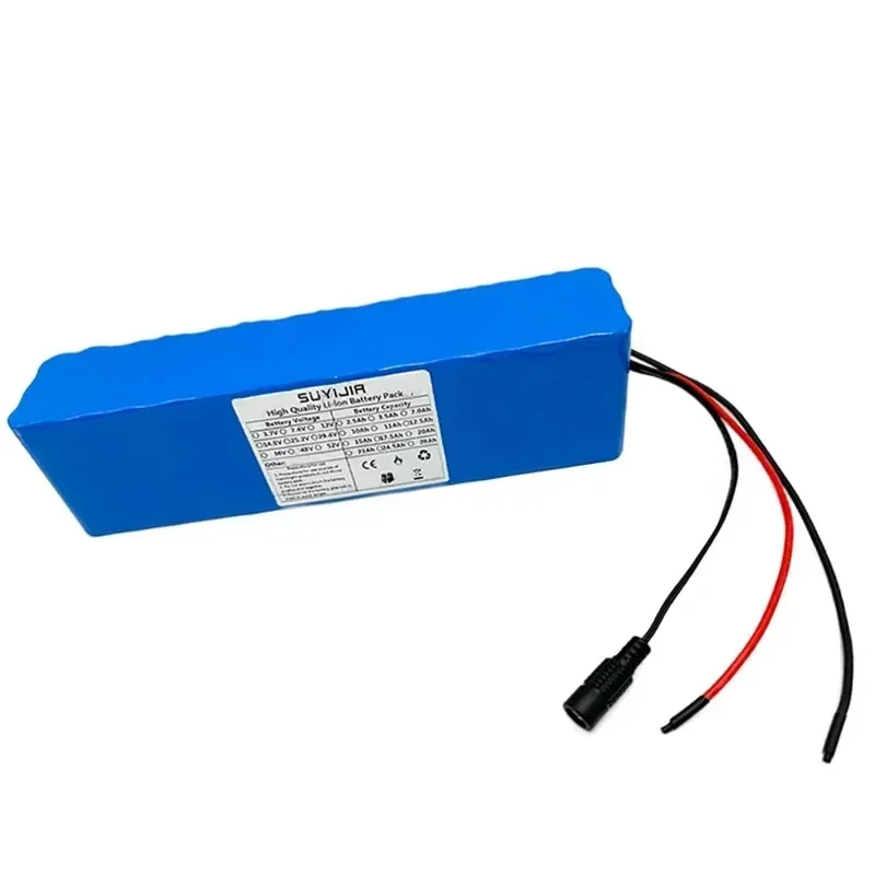 52V 14S3P Power Battery 18650 Rechargeable Lithium Battery Pack Actual Capacity 10500mAh 800W for Electric Bicycles and Scooters