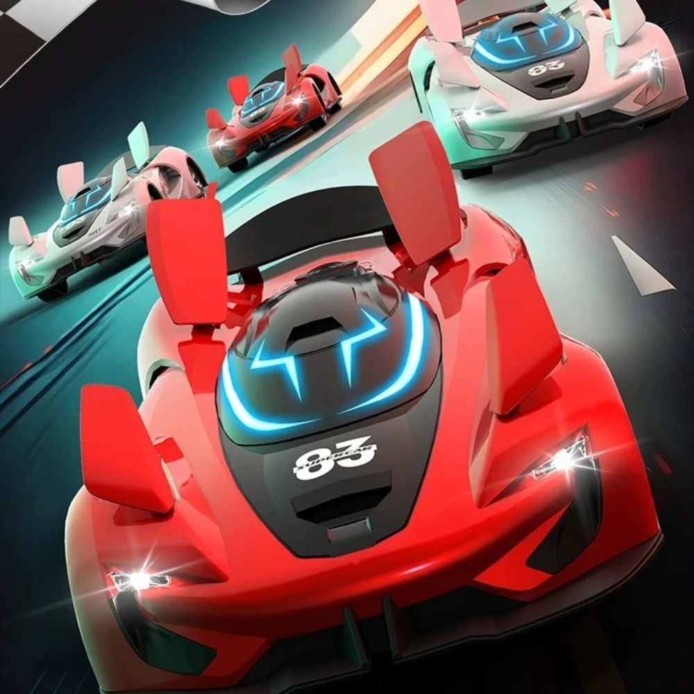 ZH-Z225 RC Remote Control High-Speed ​​Flat-Roller Car Spray Drift Racing Car Model Electric High-Tech Toy Car
