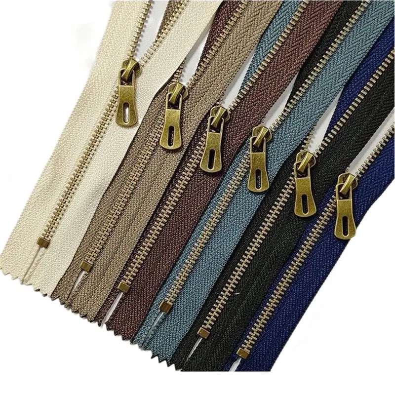 

Металлическая неразъемная молния ABBO для замены, 30 шт., 6 цветов, для сумок, одежды, рукоделия, шитья