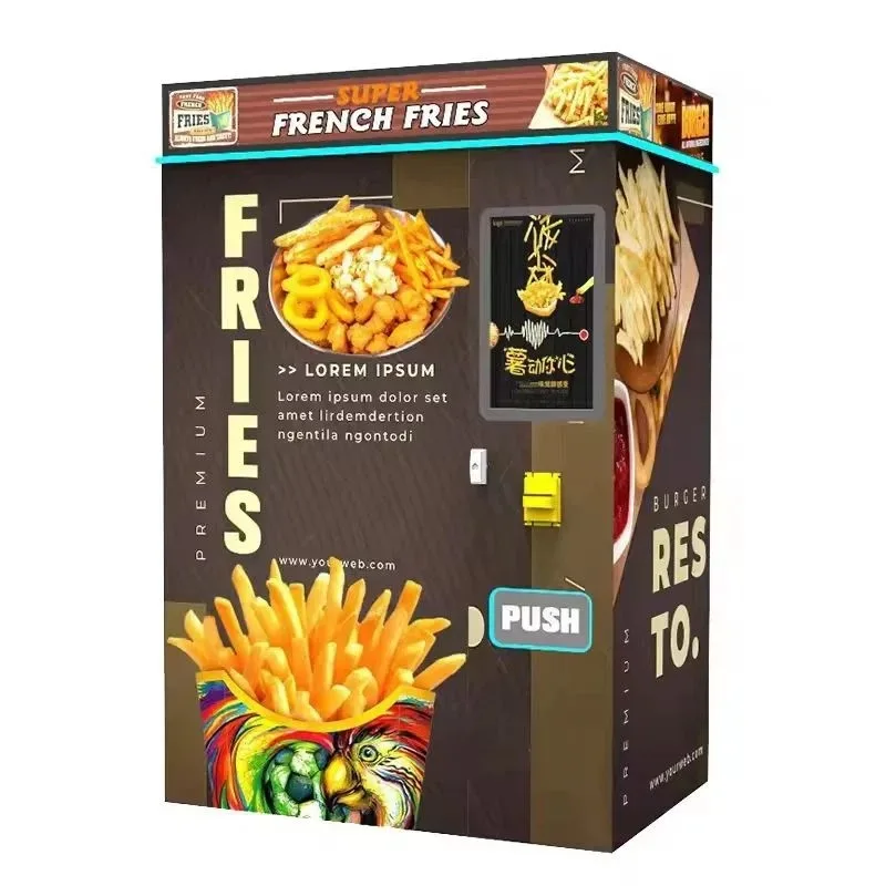 2026 New FL Customized Manufacturer Automatic French Fry Vending Machine Automatic Smart Potato Chips French Fries Machines