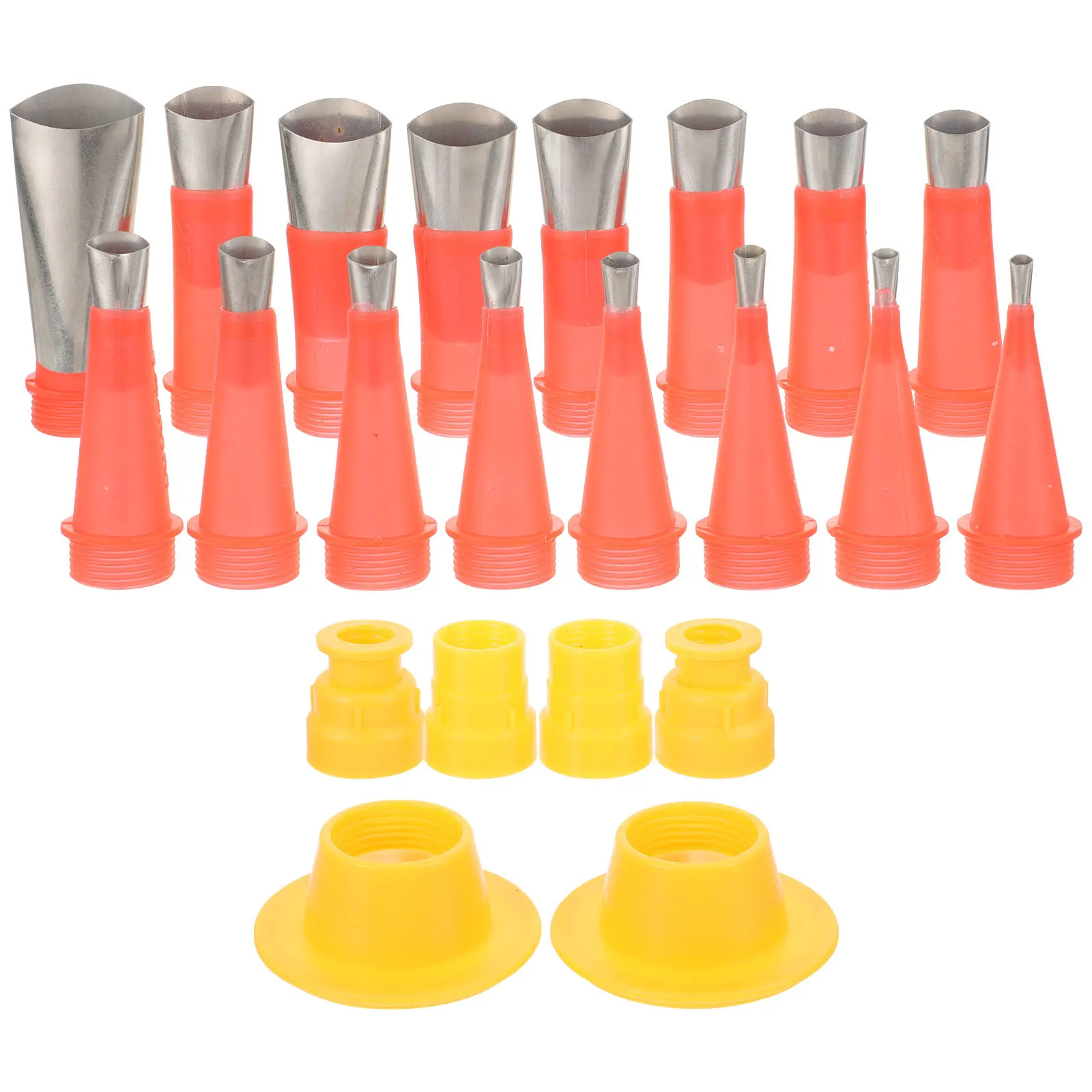 

1Set Caulking Nozzle Applicator Kit Easy Caulk Finisher Tool Silicone Caulking Tips Set Caulk Finishing Tool for Sealant