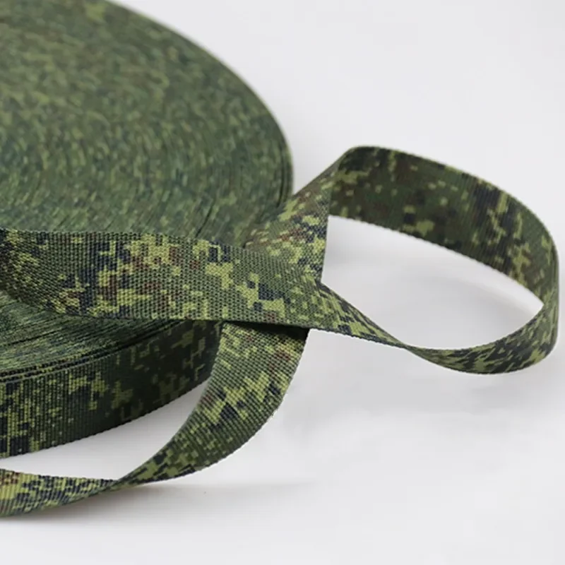 

5 Meter Russian FLORA Digital EMR Camouflage Webbing Non-elastic Tactical Bag Straps Belt Molle DIY Accessory 2.5 3.8 5cm Width