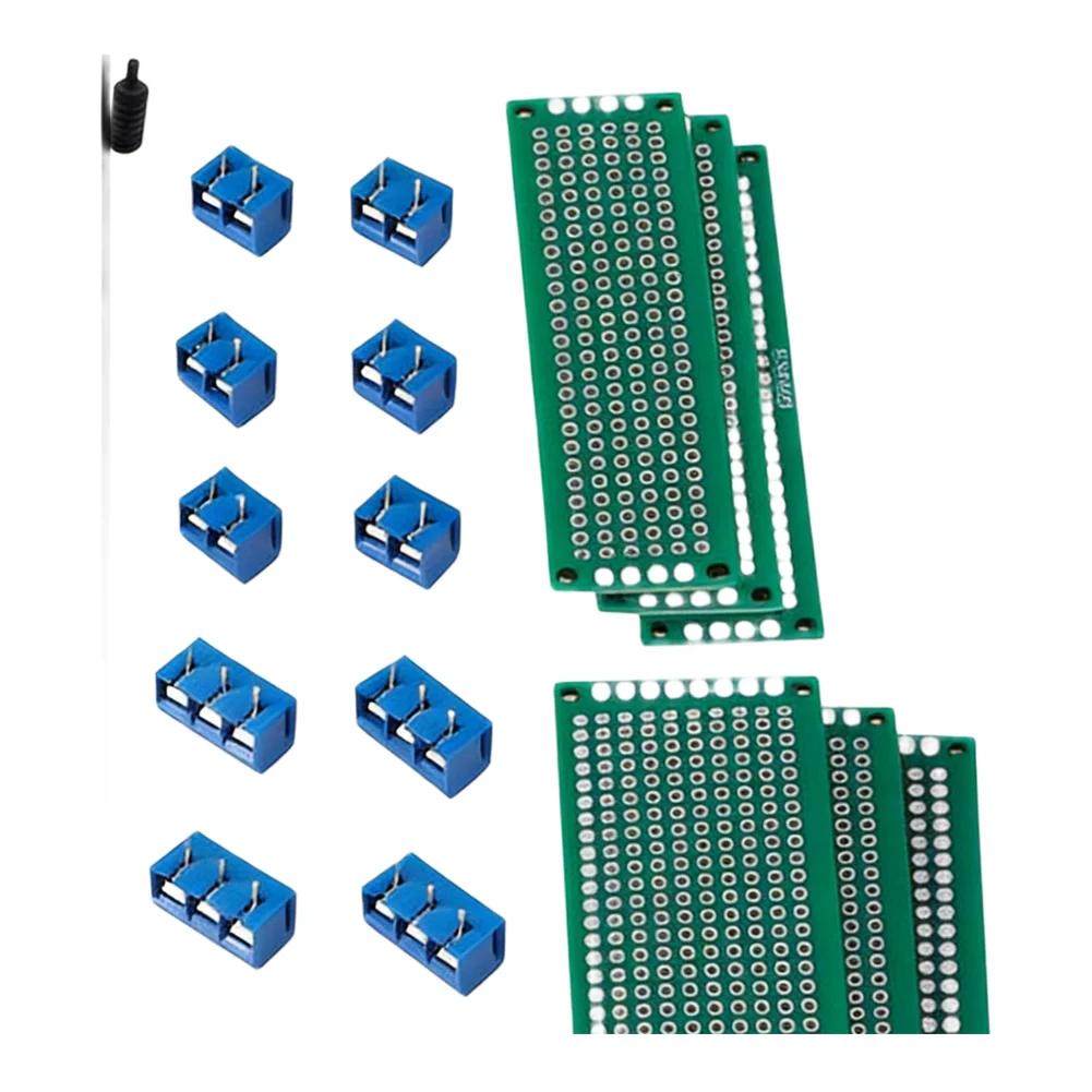 DIY Circuit Kit PCB Board Set Circuit Prototyping 1 X 9 X 7 Cm Double-sided PCB Boards Flexible Cutting Design