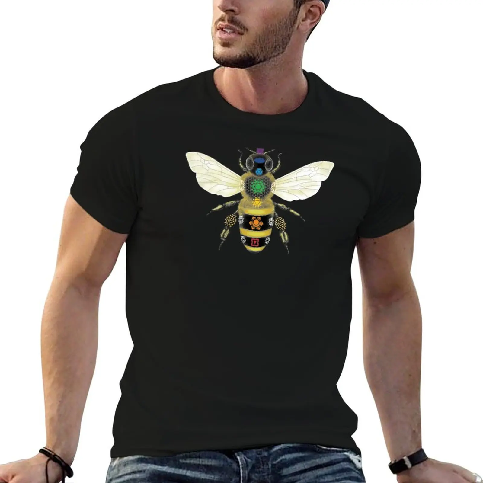 

Chakra Gold Bee T-Shirt t shirt personalised t shirts with prints T-Shirt