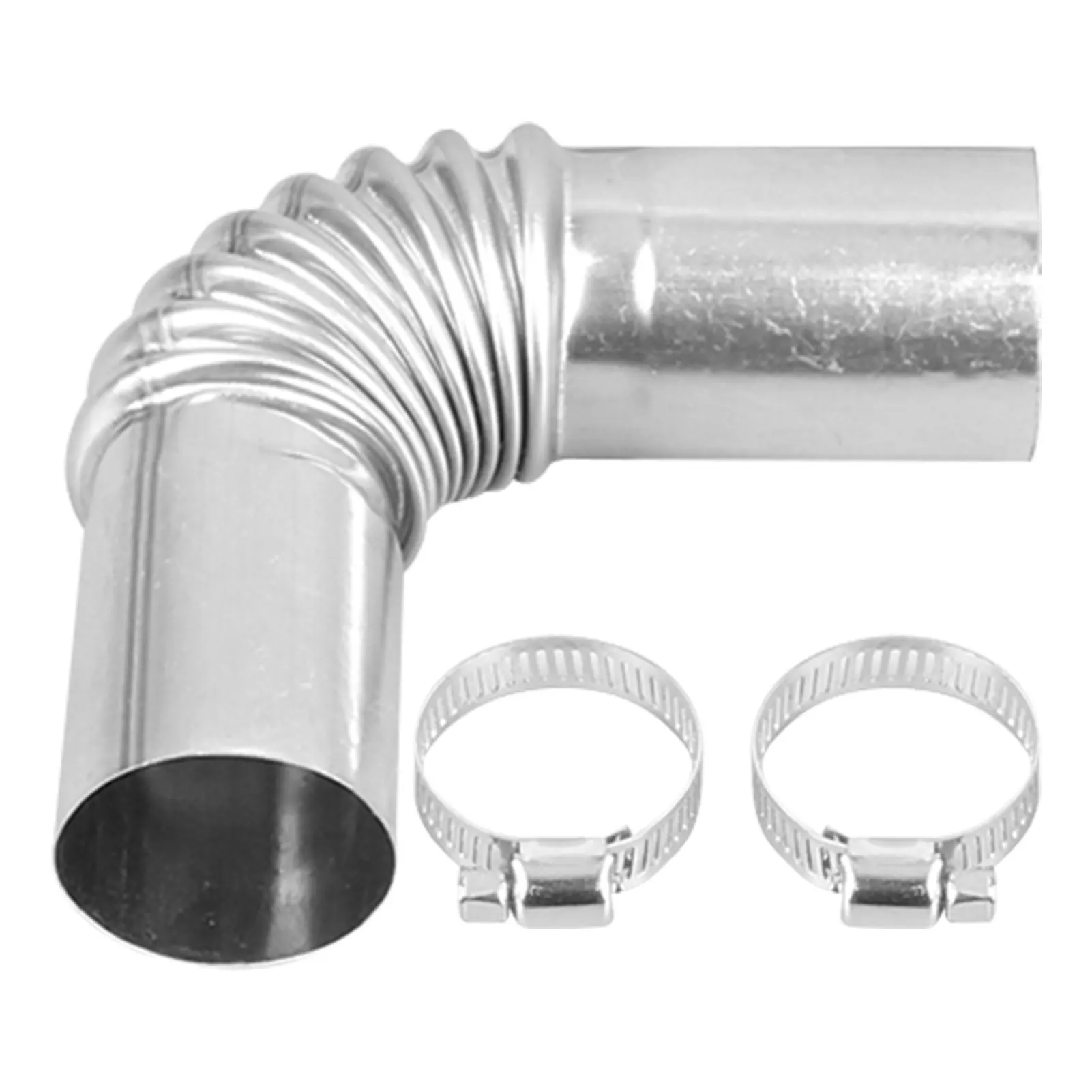 Air Duct Connector 24mm Parking Heater Exhaust Pipe Connector Adjustable Elbow Duct Connector Round Tube Air