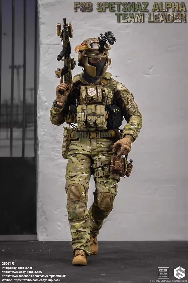 

Esay Simple ES 26071R 1/6 Male Soldier Russian FSB Alpha Full Set 12'' Action Figures Doll Model Toy In Stock