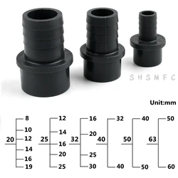 UPVC 파고다 커넥터, 정원 관개 호스, 어항 액세서리, O.D 32mm, 40/50mm, 16mm, 20mm, 25mm, 30mm, 32mm, 40mm, 50mm, 60mm, 1 ~ 10 개