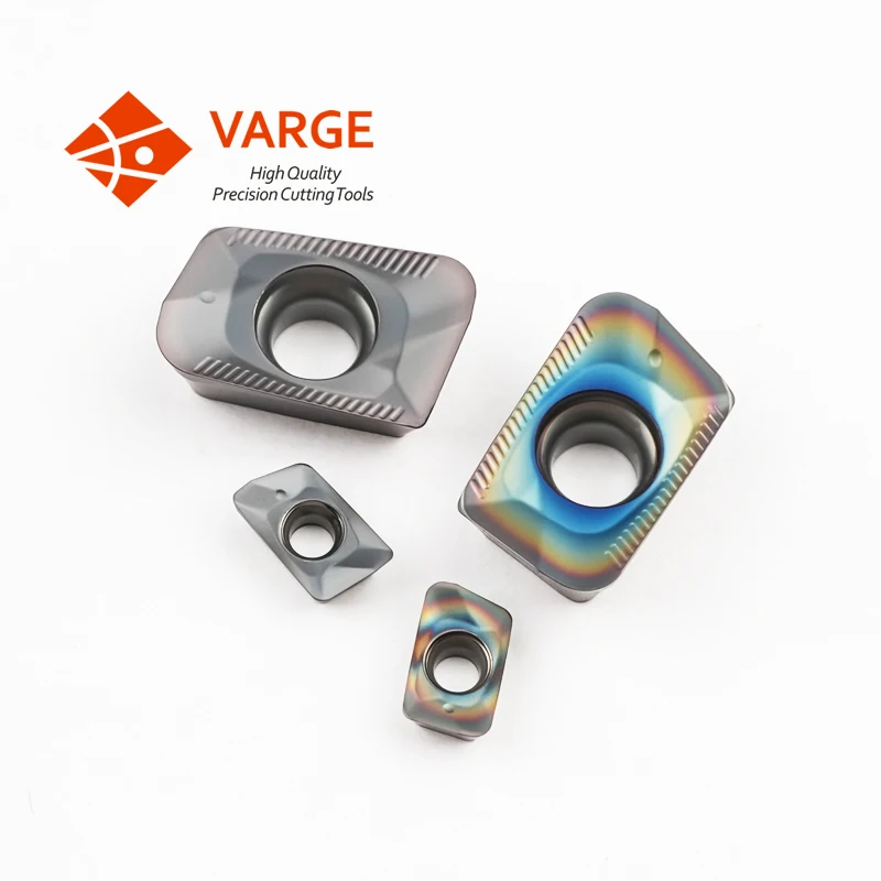 

Фрезы VARGE XOMX XOMX060204R XOMX060208R XOMX120420R XOMX120440R XOMX180608 CNC Turbo Cutter: твердосплавные квадратные фрезы для обработки плоскостей