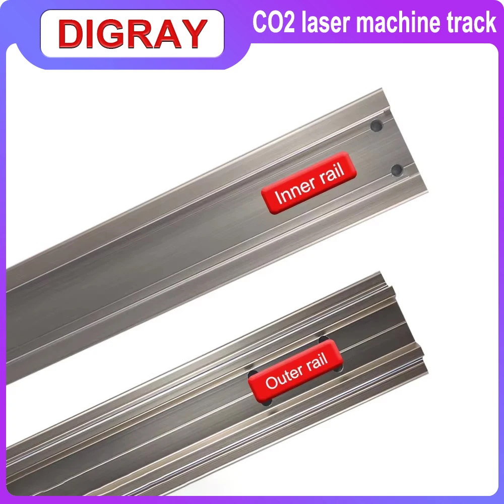 digray-co2-レーザー切断機インナーガイドレールレーザー彫刻機アウターガイドレール適用レーザーマシンアクセサリー