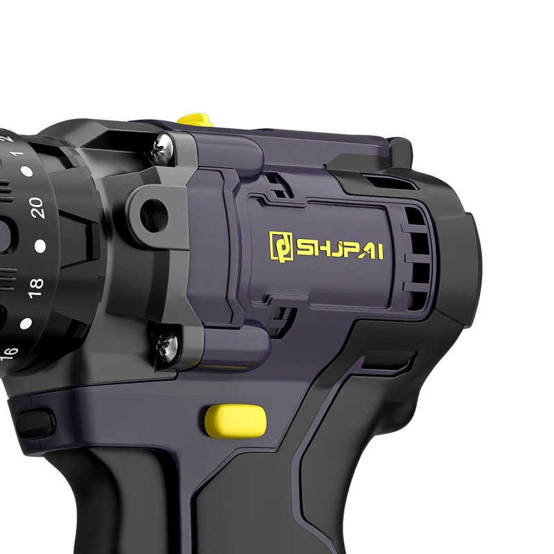 Trapano a percussione elettrico a tripla funzione 21V Nuovo design Trapano a batteria Motore senza spazzole Vendita calda