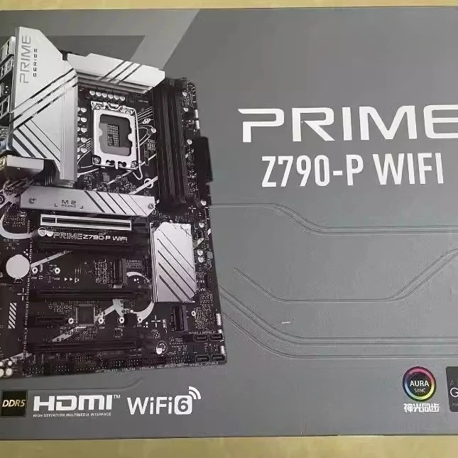 

Boxed for ASUS PRIME Z790-P D5 WIFI supports 12 13 14 generation CPU luxury large board
