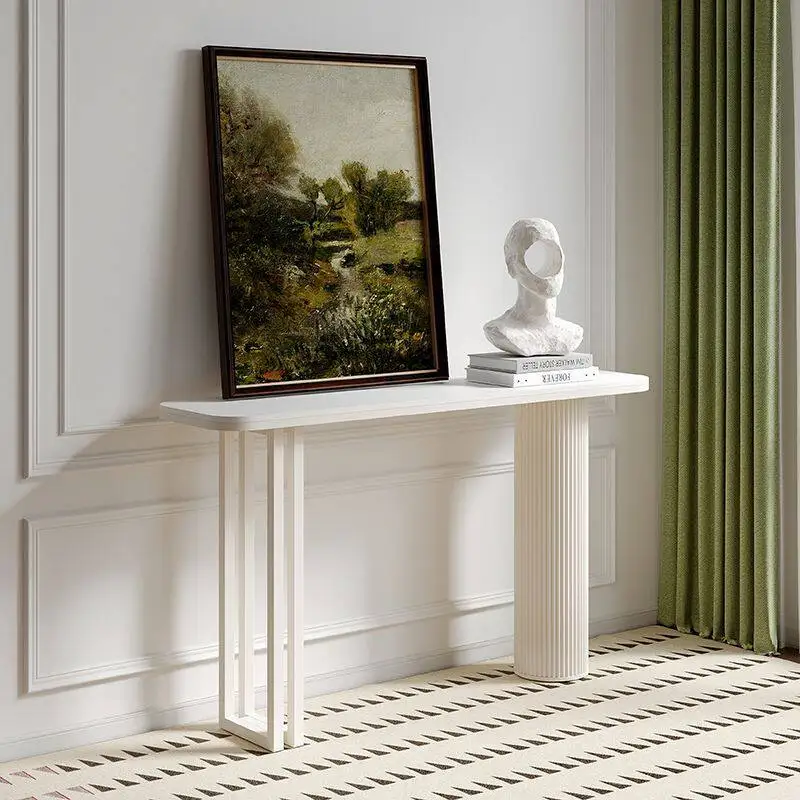 Simple Console Table Modern Nordic Luxury Chic Elegant Trendy Entry Stół Do Salonu Living Room Furniture