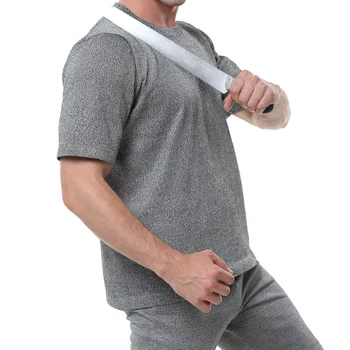 HPPE5 seviye Anti kesme kısa kollu açık cam fabrika özel kuvvetler Anti yırtılma sağlamak koruyucu kıyafet