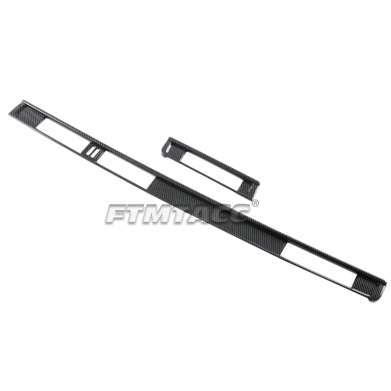 For Chery Omoda 5 C5 2024 2025 ABS Carbon Fiber Interior Center Console Co-pilot Dashboard  Strip Interior Door Decorative