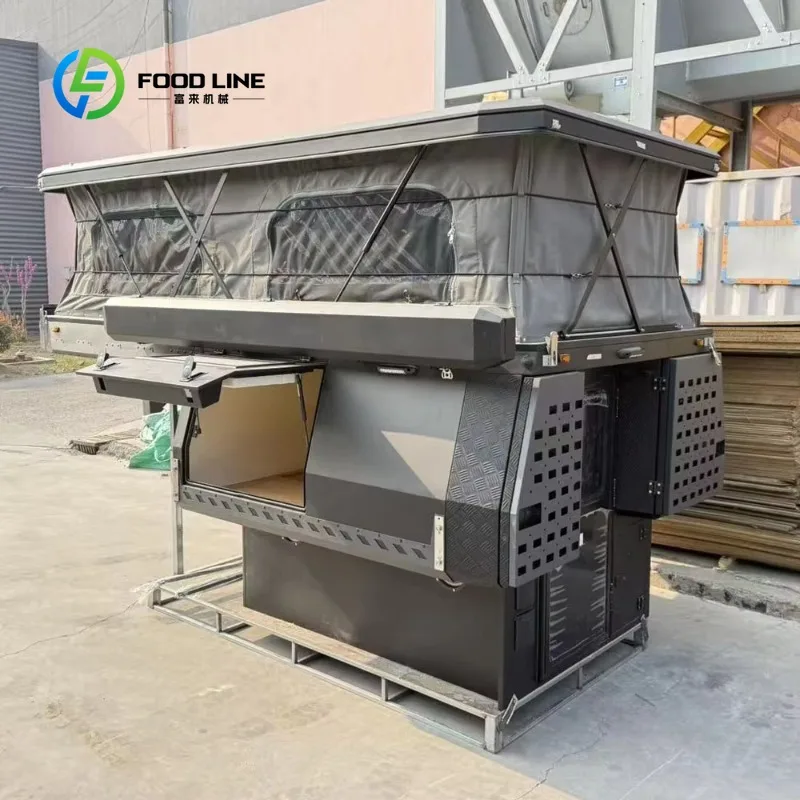 Customized Overland Camper Shell For Pickup Truck With Lift Mechanism And Expandable Tent For Camping Bulk Purchase Price Cut