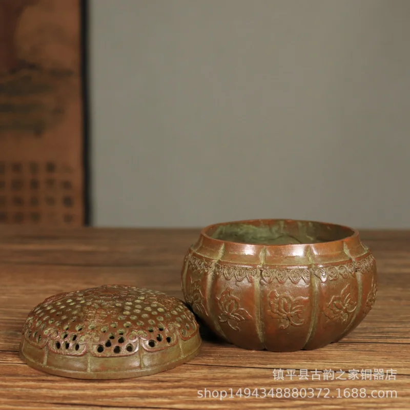 Red Butterfly Decoration Incense Burner Craft Pure Copper Home Decor Ornament Copp