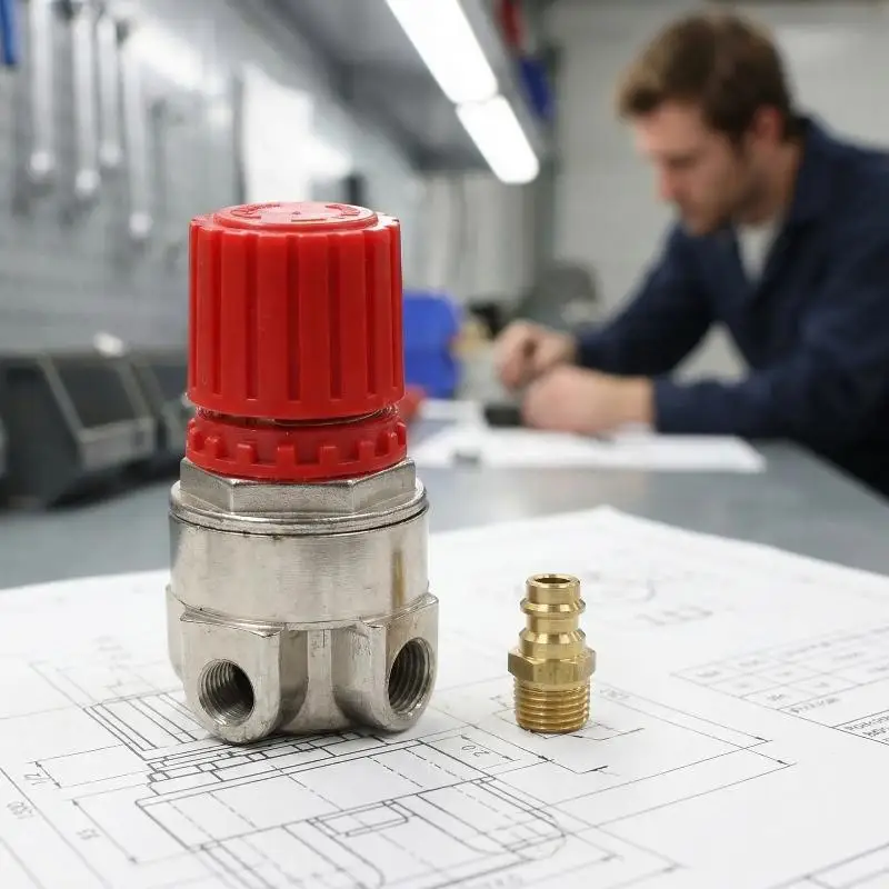 Valve Pressure Regulating High Accuracy 3 Holes 4 Holes Control Air Compressor Accessory Air Pump Parts Power Tool