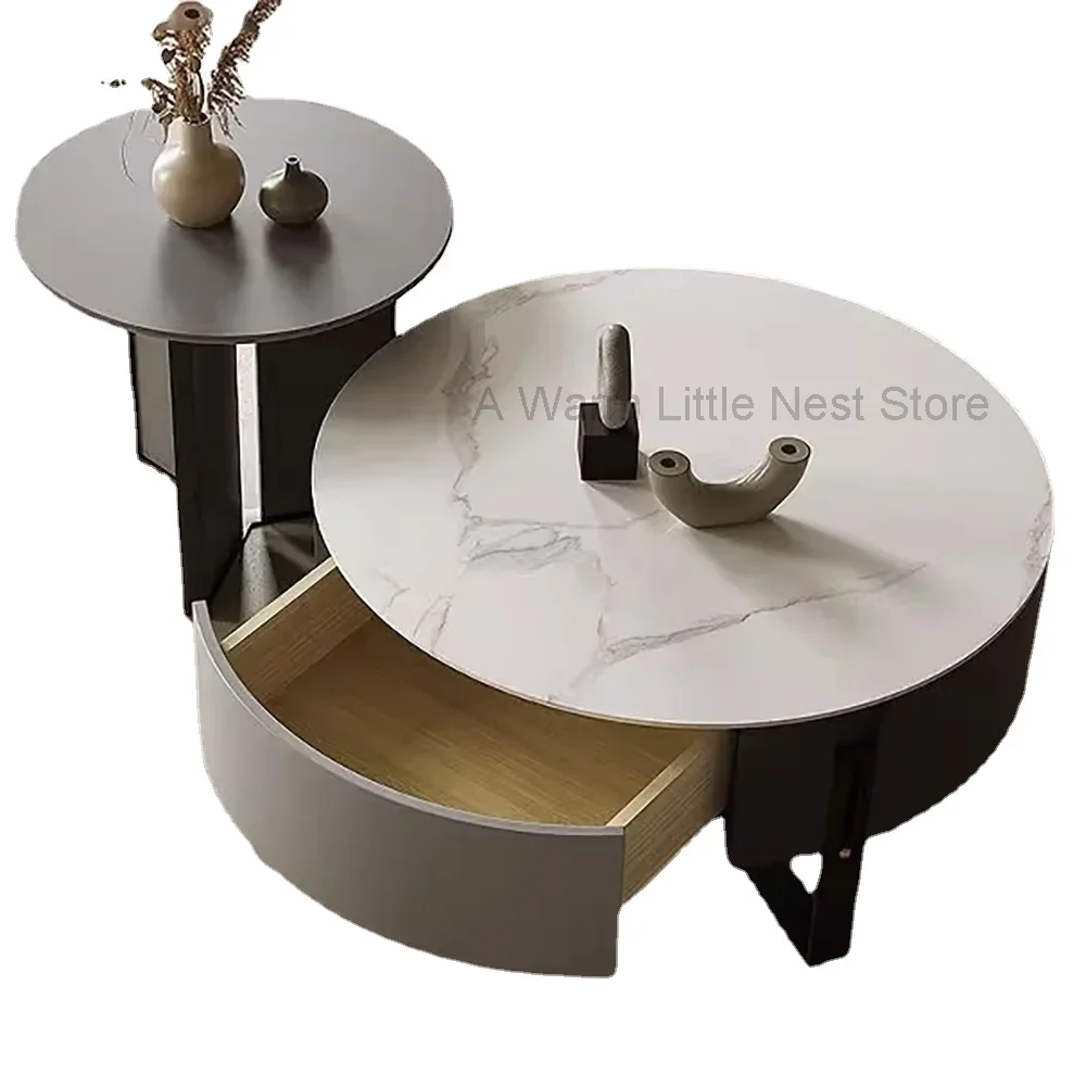 Nordic Living Room Coffee Tables Luxury Organizer Legs Metal Coffee Tables Korea Aesthetic Mesas De Centro Interior Decorations