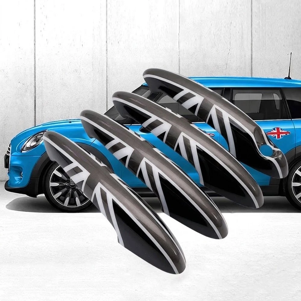 Car Door Handle Knob Case Cover Shell Stickers Decoration For Mini Cooper R60 Countryman One S Gen2 JCW Accessories Styling