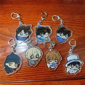 Detective de anime Conan Case Cerrado Edogawa Shinichi Kudo Rachel Moore Akai Shūichi Accesorios de llavero Cosplay Regalos 8 Mejor detective de ventas Conan Keychain - №2