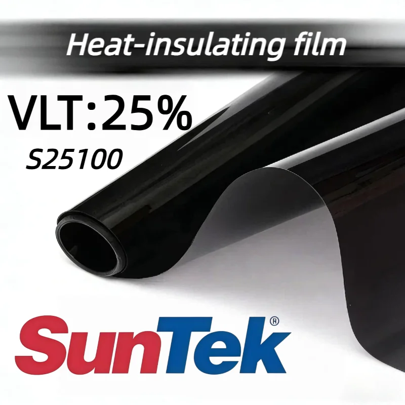 

Auto Window Tint Film Suntek Premium Nano Ceramic 25% VLT High Heat Insulation UV99% IRR99% PET Scratch Resistant Clear Visibili