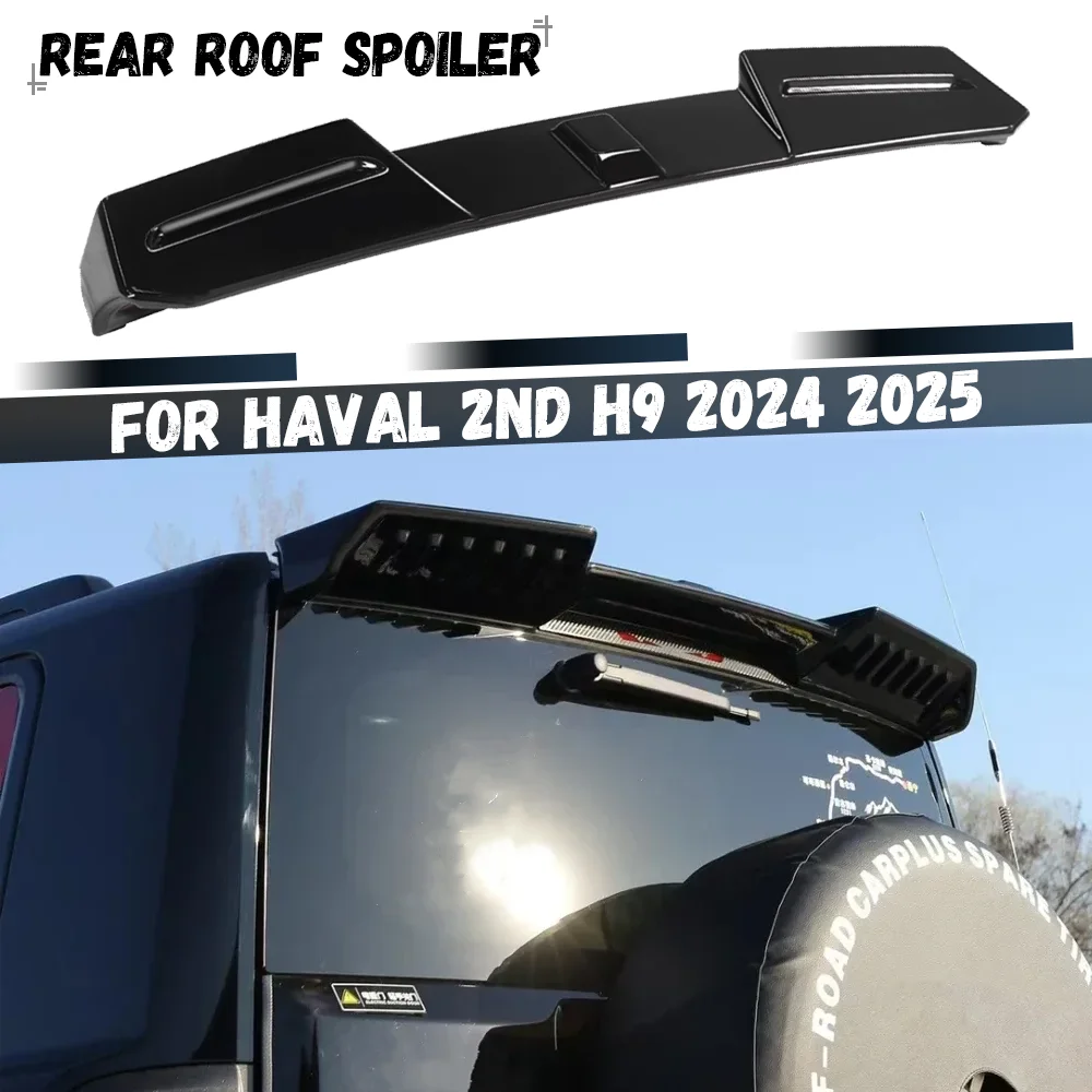 

Rear Roof Lip Spoiler For Great Wall GWM Haval 2nd H9 2024 2025 Car Tail Wing Decoration Body Kits Tuning