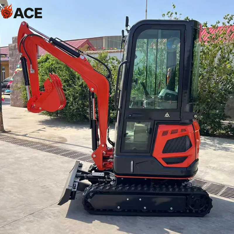 

Free Shipping Euro 5 Epa Crawler Hydraulic Excavator Kubota Engine 1ton 2 Ton Small Digger Mini Excavator with customized