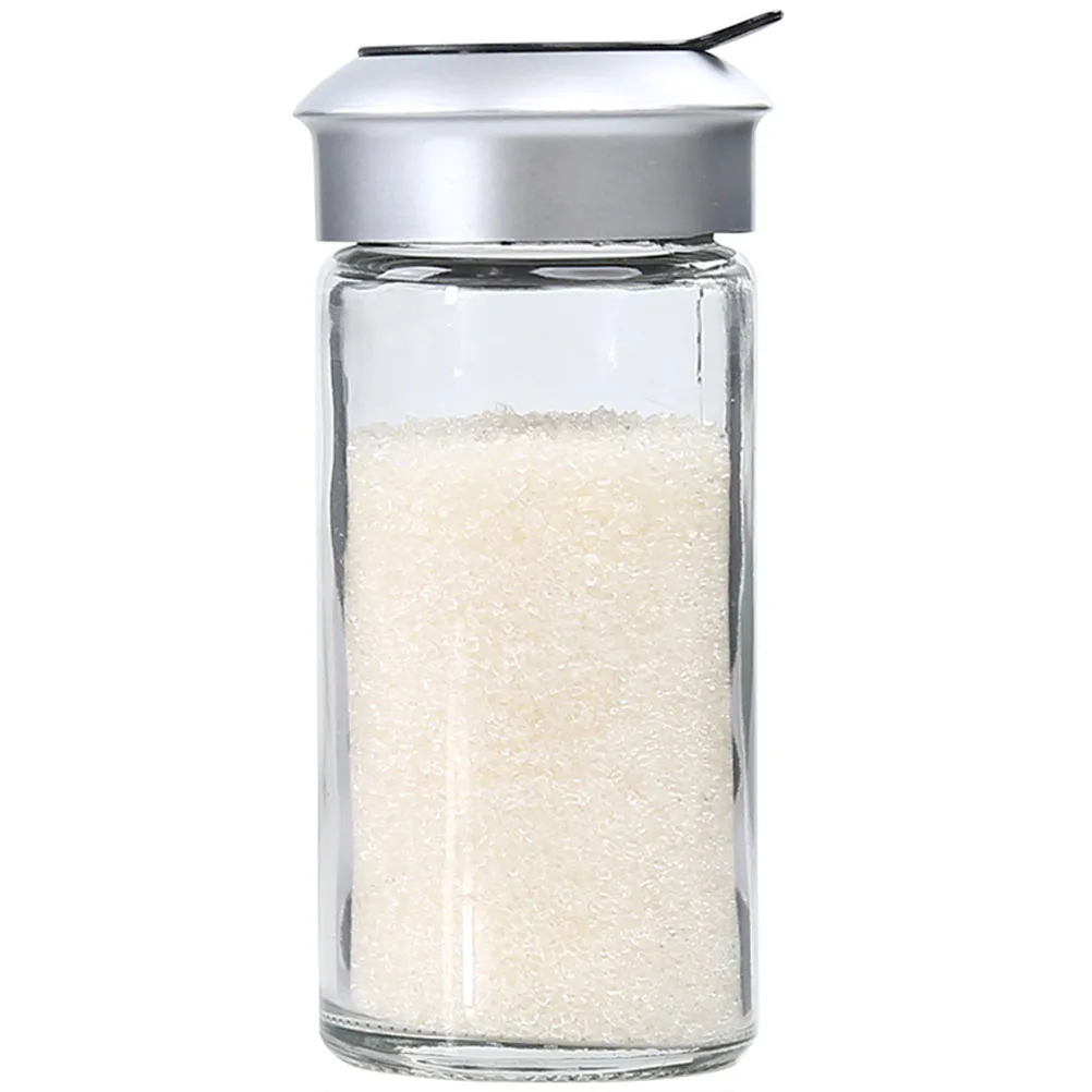 

2 Pcs Rotating Cruet Jars Lead-Free Glass Thickened 360 Degree Spice Seasoning Kitchen Cleaner Home Hotel Cafe Buffet Party