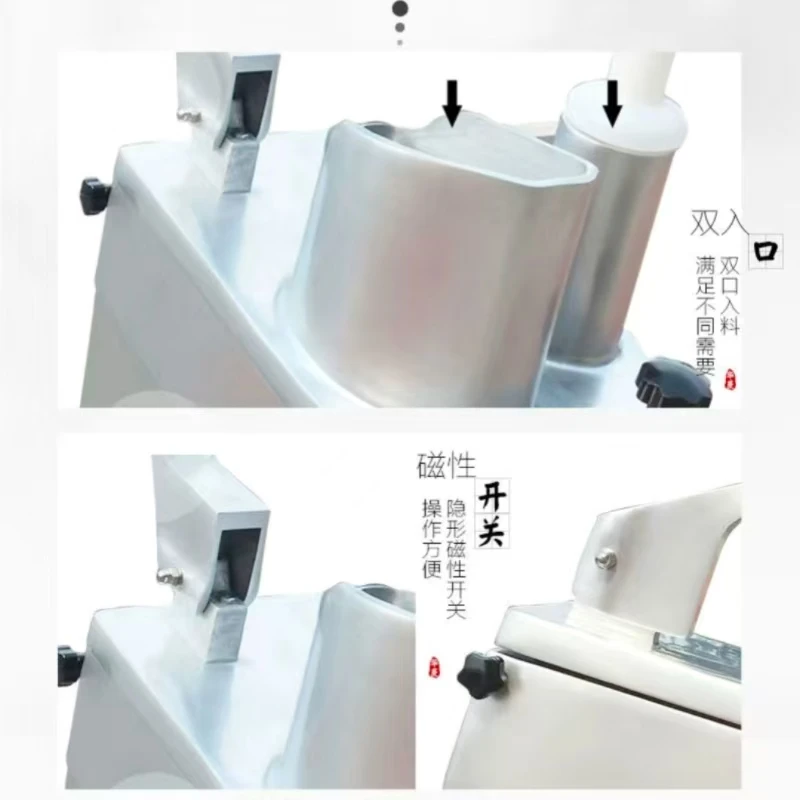 آلة تقطيع الخضار - آلة تقطيع المجعد الكهربائية الأوتوماتيكية وآلة تقطيع الفواكه والخضروات المقطعية