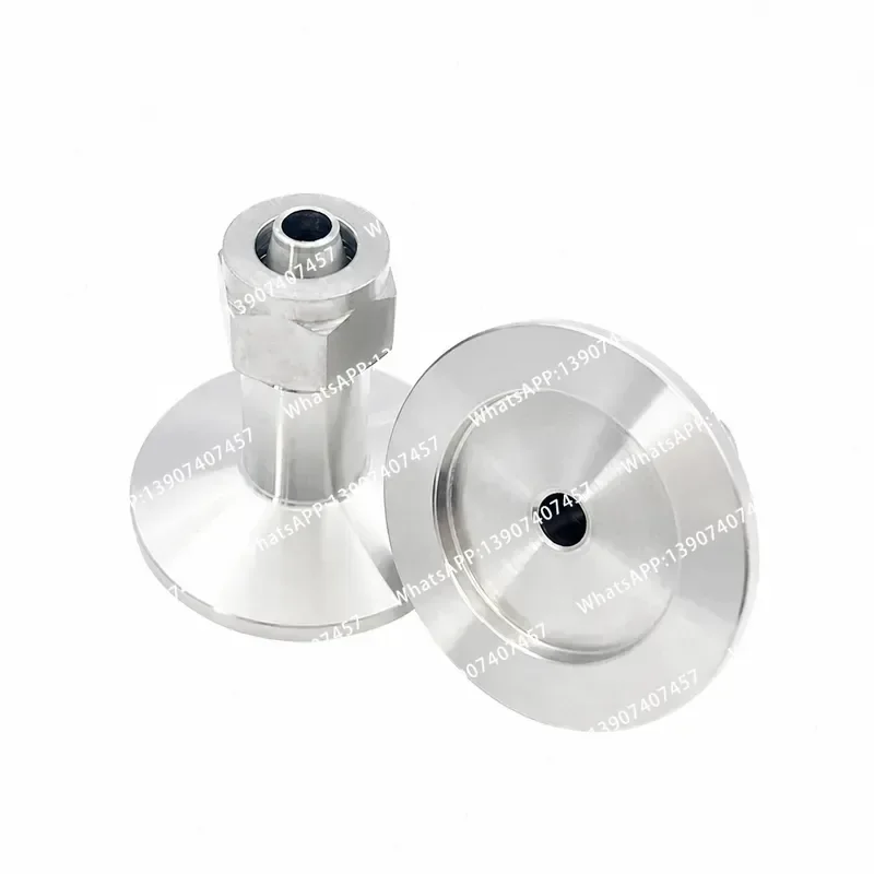 KF vacuum quick plug connector 304 stainless steel integrated PU leather tube quick plug 16 quick install 25 chuck 40 trachea