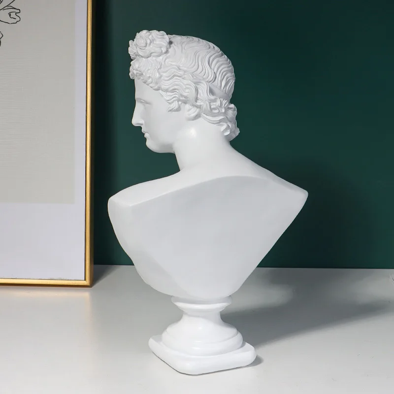 David Statue Resin Bust Sculpture Home Decor for Bedroom, Living Room, Study, and Office Decoration Ornament
