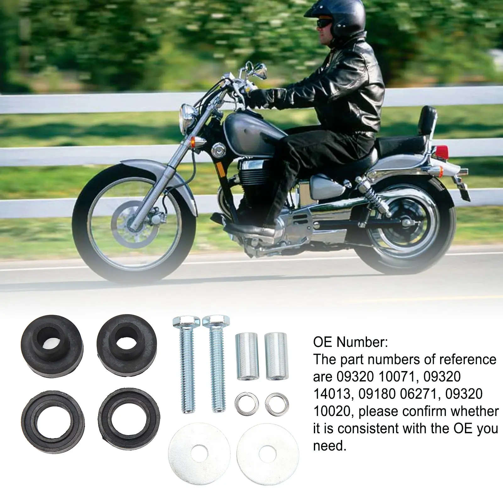 09320 14013 Leakproof Vibration Prevention Gas  Mounting Kit Gas  Rubber Mounting Kit High Strength for Gs1150 Gs1100