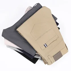 6 Colors Classic New Men's Cotton Elastic Slim Jeans Business Casual Fashion Comfortable Denim Pants High Quality Male Trousers