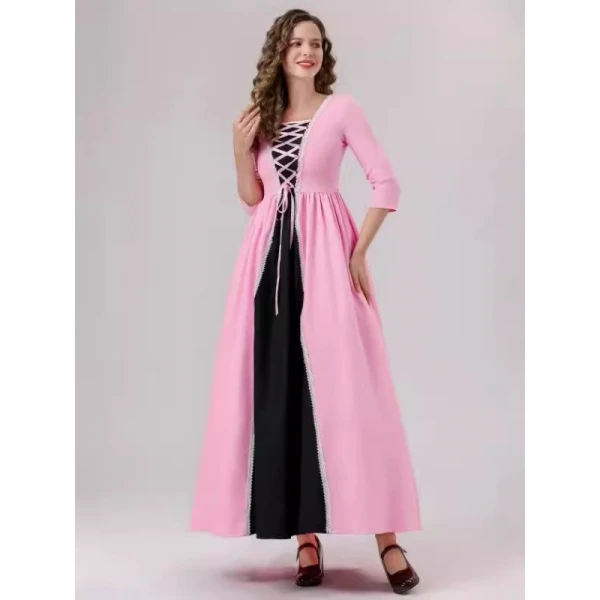 

Розовое вечернее платье принцессы, костюм королевы, сценическое представление, Хэллоуин, балада, традиционное женское платье Hanfu Faion Dr