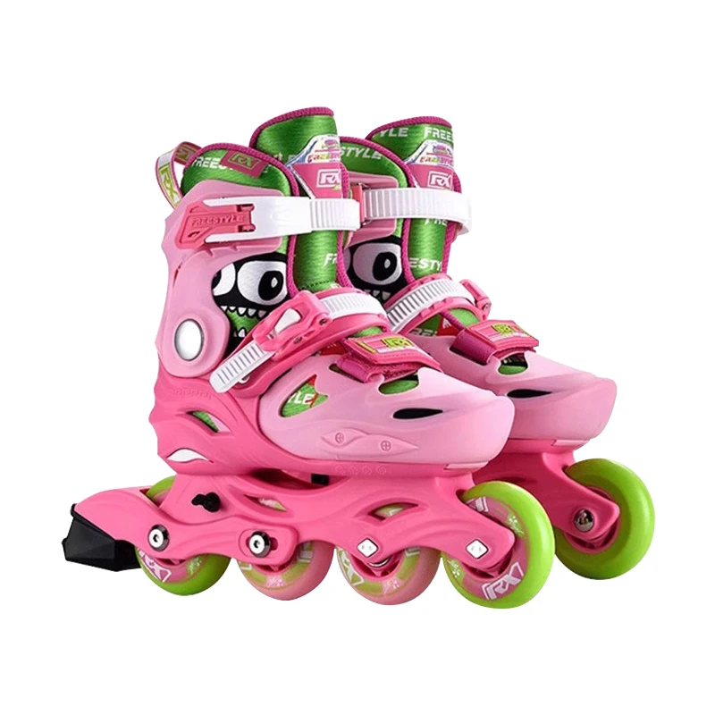 patins-a-roulettes-reglables-pour-enfants-modele-oem-ideal-pour-les-debutants-pour-les-activites-de-plein-air-pour-garcons-et-filles-style-freestyle-et-slalom-4-roues-avec-freins-chaussures-de-patinage