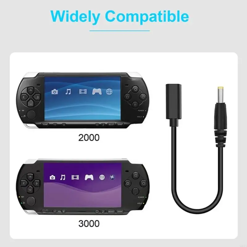 Кабель зарядки USB C для игровой консоли Портативный кабель питания типа C 6-дюймовый шнур-шнур с высокой скоростью