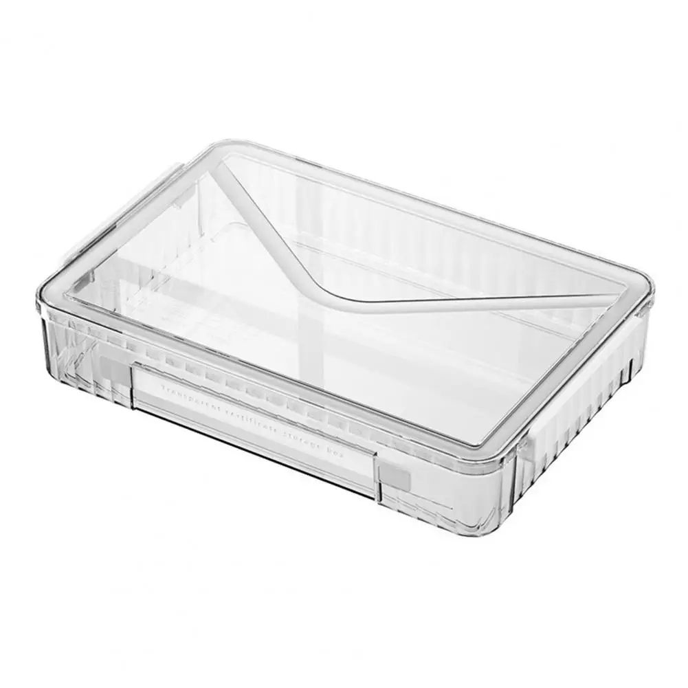 

Storage Holder Durable Cover Anti deformed Transparent Design Storage Case Drawer Supply