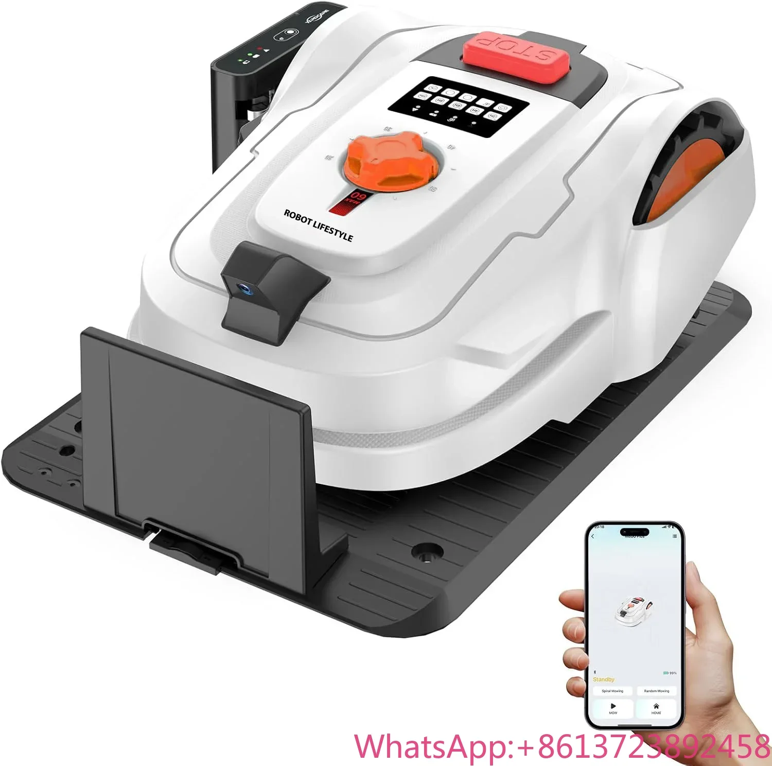 

Wireless Robot Lawn Mower TY506 with 3D Visual Obstacle Avoidance Technology No Limitation Cable Robotic Lawnmower for Home Use
