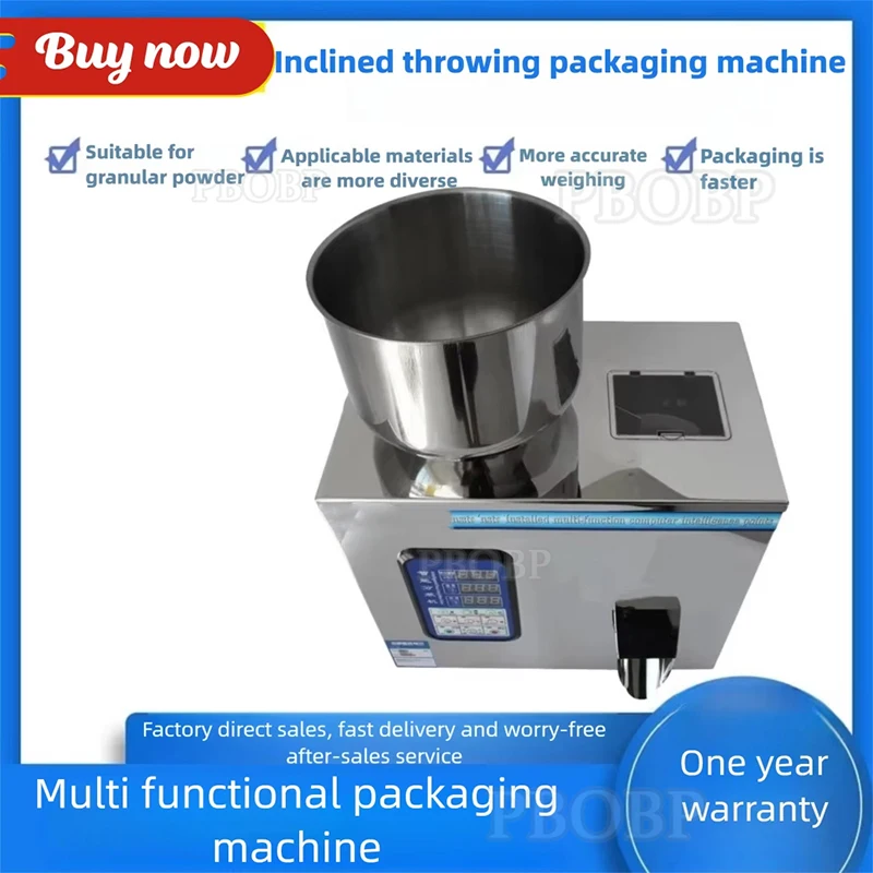 Image of Automatische Abfüllmaschine für Zucker, Kaffee, Teebeutel, Getreide, Nüsse, Bohnen, Pulver, Granulat, Abfüllmaschine zum Wiegen von Verpackungsmaschinen